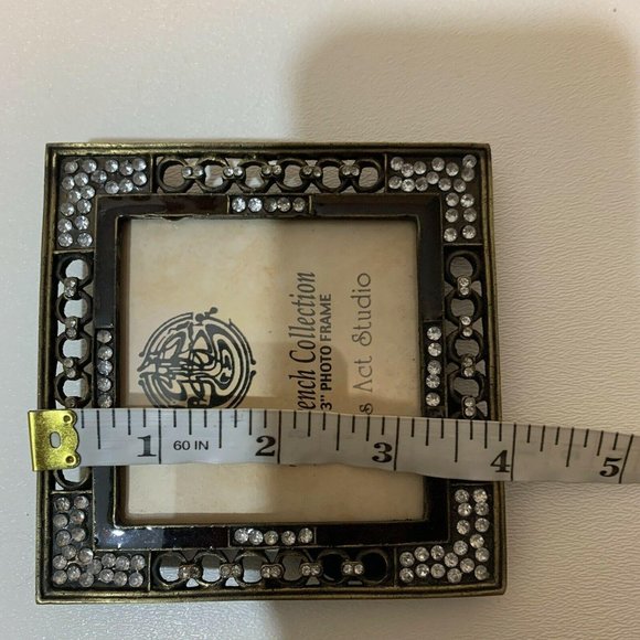 Vtg Glass Act Studio The French Collection Square - Picture 5 of 5